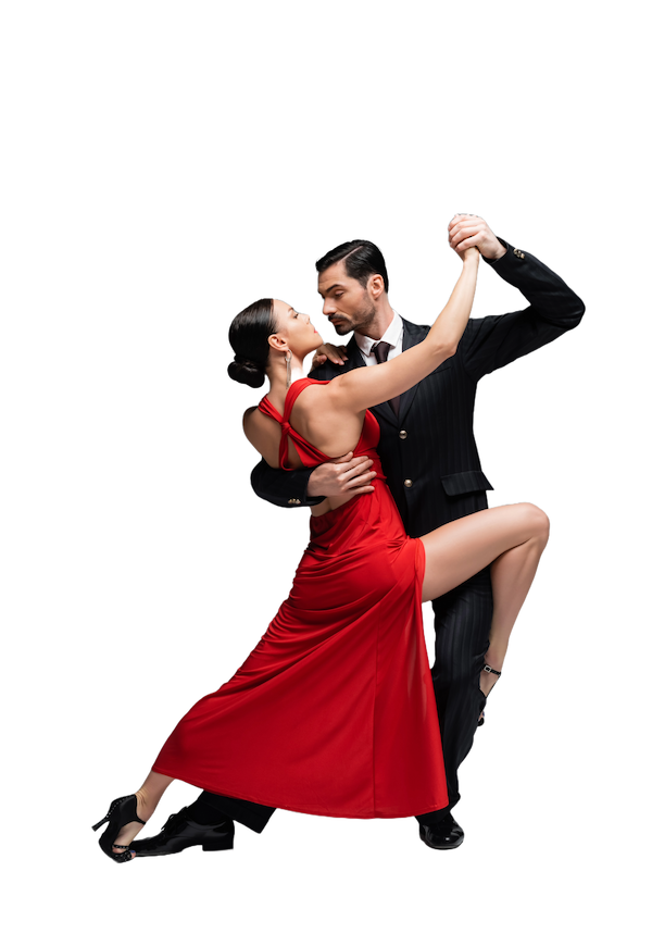 Coppia che balla insieme tango a Brescia